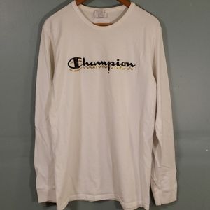champion long sleeve shirt sz L